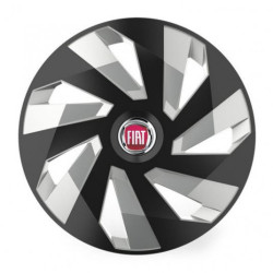 Capace pentru Fiat (roșu) 14 Vector RC black and silver