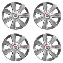 Capace pentru Fiat (roșii) 14 GTX CARBON silver