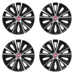 Capace pentru Fiat (roșu) 14 RAPIDE silver and black