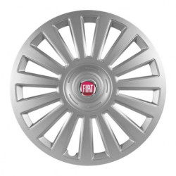 Capace roți pentru Fiat (roșu) 15 Luxury