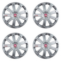 Capace pentru Fiat (roșii) 15 Evo silver
