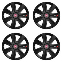 Capace roată pentru Fiat (roșu) 15 GTX CARBON black