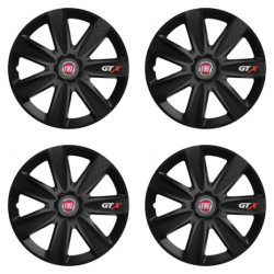 Capace roată pentru Fiat (roșu) 15 GTX CARBON black