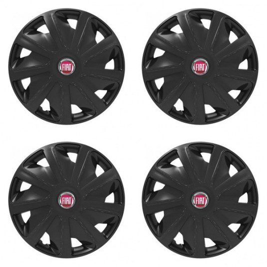 Capace pentru Fiat (roşu) pentru furgonete 15 Craft black