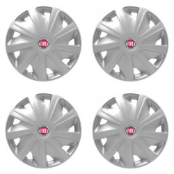 Capace roată pentru Fiat (roșu) pentru furgonete 15 Craft silver
