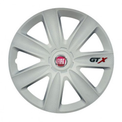 Capace pentru Fiat (roșu) 16 GTX carbon alb