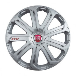 Capace pentru Fiat (roșu) 16 Evo silver