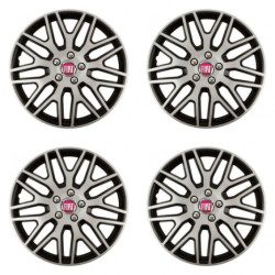 Calote pentru Fiat (roșu) 16 Dakar NC silver and black
