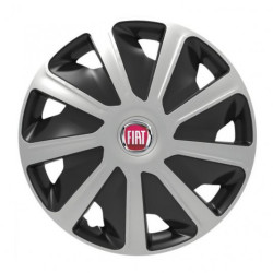 Capace de roți pentru Fiat (roșu) pentru furgonete 16 Craft silver and black