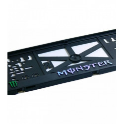 Suport sub tablă de înmatriculare 3D Monster