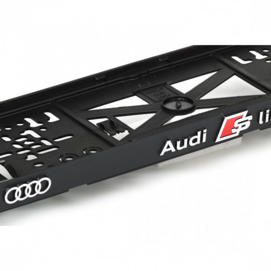Suport numar inmatriculare 3D AUDI S LINE