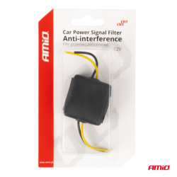 Filtru anti-interferență pentru mașină cu siguranță din sticlă 12V AMiO-04099