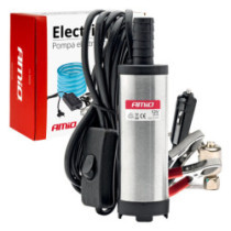 Pompă electrică pentru motorină 12V submersibilă, diametru 38 mm - set cu furtun