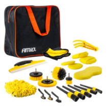 Set de detailing pentru curățarea mașinii 22 buc AMiO-04329