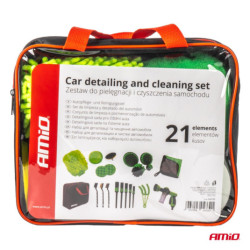 Set de detaliere pentru curățarea mașinii 22 buc AMiO-04330
