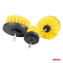 Set perii de curățare pentru bormaşină 3 buc. AMiO-04017