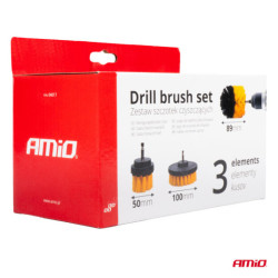 Set perii de curățare pentru bormaşină 3 buc. AMiO-04017