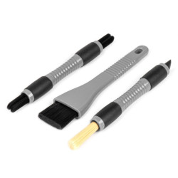 Set perii curățare interior auto 3buc AMIO-04033
