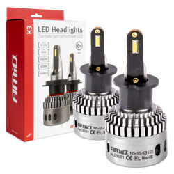 Becuri LED iluminare principală K3 H3 12V 6000K canbus AMIO-03681