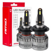 Becuri LED lumina principală K3 H7 12V 6000K canbus AMIO-03683