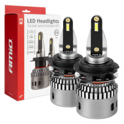 Becuri LED iluminare principală K3 H7-1 12V 6000K canbus AMIO-03684