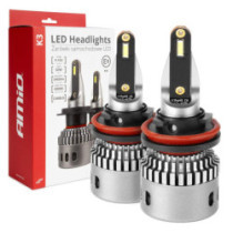 Becuri LED faruri principale K3 H8 H9 H11 H16 12V 6000K canbus AMIO-03686