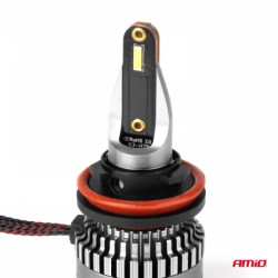 Becuri LED faruri principale K3 H8 H9 H11 H16 12V 6000K canbus AMIO-03686