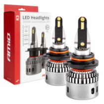 Becuri LED faros principal K3 HB3/HIR1 9011/H10 12V 6000K canbus AMIO-03687