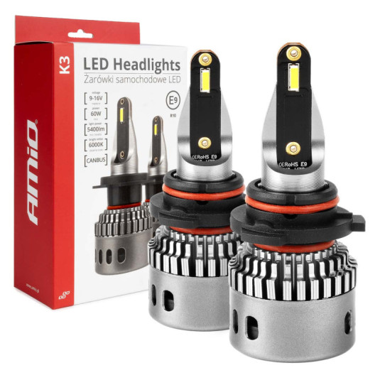 Becuri LED iluminare principală K3 HB4 9006 12V 6000K canbus AMIO-03688