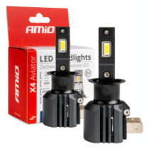 Becuri LED X4-series AVIATOR H3 6500K max 44W AMIO-03762