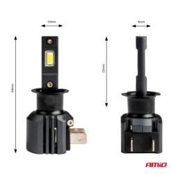 Becuri LED X4-series AVIATOR H3 6500K max 44W AMIO-03762