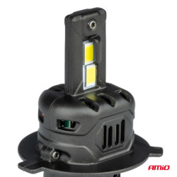 Becuri LED X4-series AVIATOR H4/H19 6500K max 44W AMIO-03763