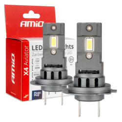 Becuri LED X4-series AVIATOR H7/H18 6500K max 44W AMIO-03764