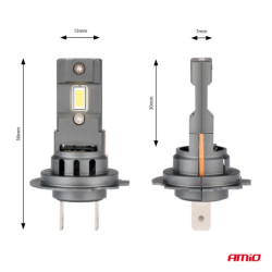 Becuri LED X4-series AVIATOR H7/H18 6500K max 44W AMIO-03764