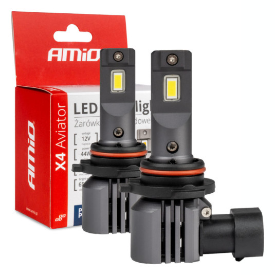 Becuri LED seria X4 AVIATOR HB4 9006 6500K max 44W AMIO-03767