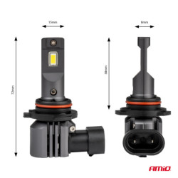 Becuri LED seria X4 AVIATOR HB4 9006 6500K max 44W AMIO-03767