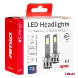 Becuri LED seria X5 WINGER H1 6000K max 30W AMIO-03943