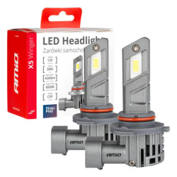 Becuri LED X5-series WINGER HB3 6000K max 50W AMIO-03948