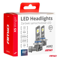 Becuri LED seria X5 WINGER HIR2 6000K max 50W AMIO-03950