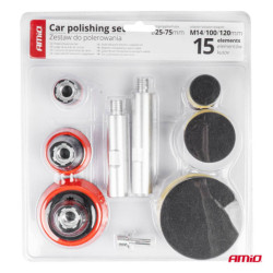 Set discuri de polisare cu adaptor AMIO-03700
