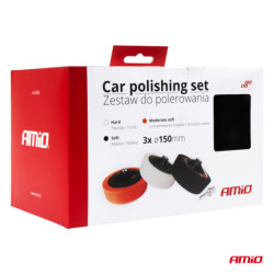Set de discuri de șlefuit cu adaptor AMIO-03703