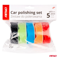 Set bureți de polisare 5 buc AMIO-03707