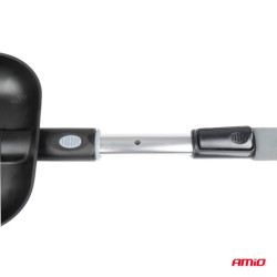 Lopată de zăpadă telescopică cu lamă de aluminiu 103-131 cm AMiO-04152
