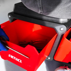 Scaun de atelier pe roți cu spațiu de depozitare pentru unelte 150kg AMiO-04268