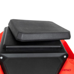 Scaun de atelier pe roți cu spațiu de depozitare pentru unelte 150kg AMiO-04268