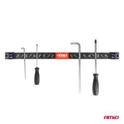 Suporturi magnetice pentru scule 1x20cm 1x30,5cm 1x46cm set AMiO-04263
