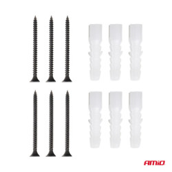 Suporturi magnetice pentru scule 1x20cm 1x30,5cm 1x46cm set AMiO-04263