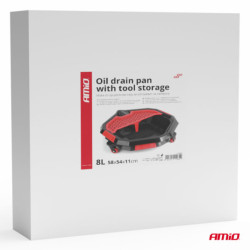 Recipient de scurgere ulei cu spațiu de depozitare scule AMiO-04264
