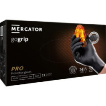 Mănuşi din nitril GoGrip negre mărimea XXL, 50 buc