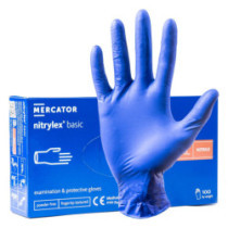 Mănuși din nitril Nitrylex Basic mărimea XL, 100 buc